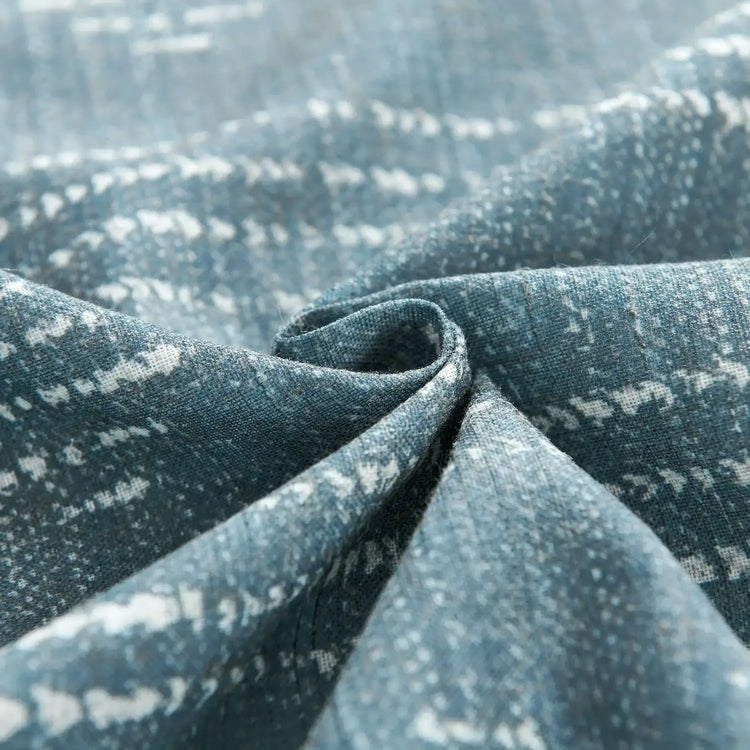 Dark Boho Stripe Linen Kitchen Curtains - Jinchan Home