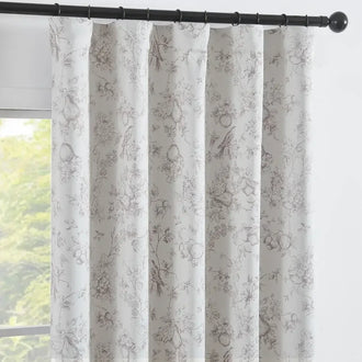 
                    
                      Vintage Bird & Botanical Sketch Curtains - Jinchan Home
                    
                  
