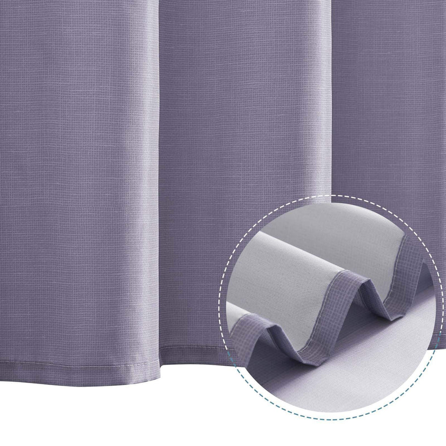 Gradient Striped Textured Shower Curtain - Jinchan Home