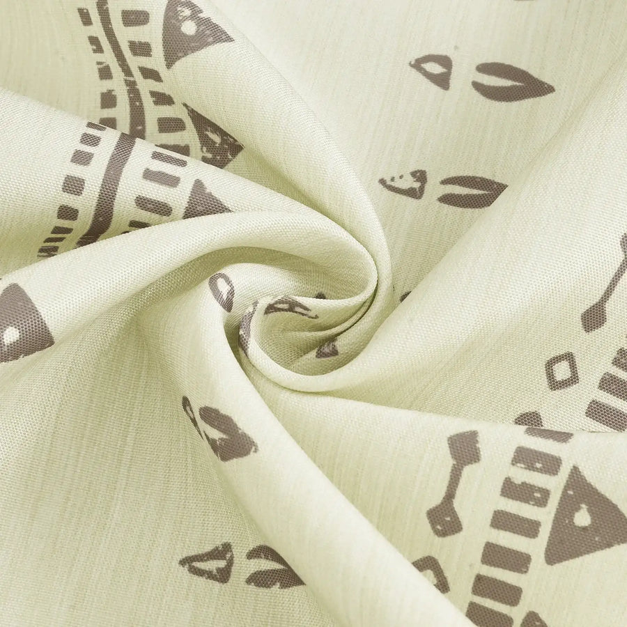 Tribal Geometric Striped Shower Curtain - Jinchan Home