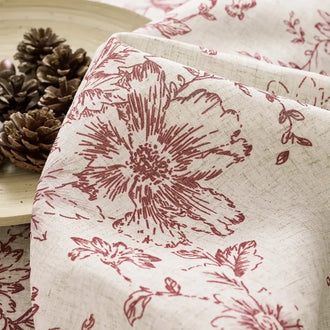 
                    
                      Floral Lined Linen Blend Curtains - Jinchan Home
                    
                  