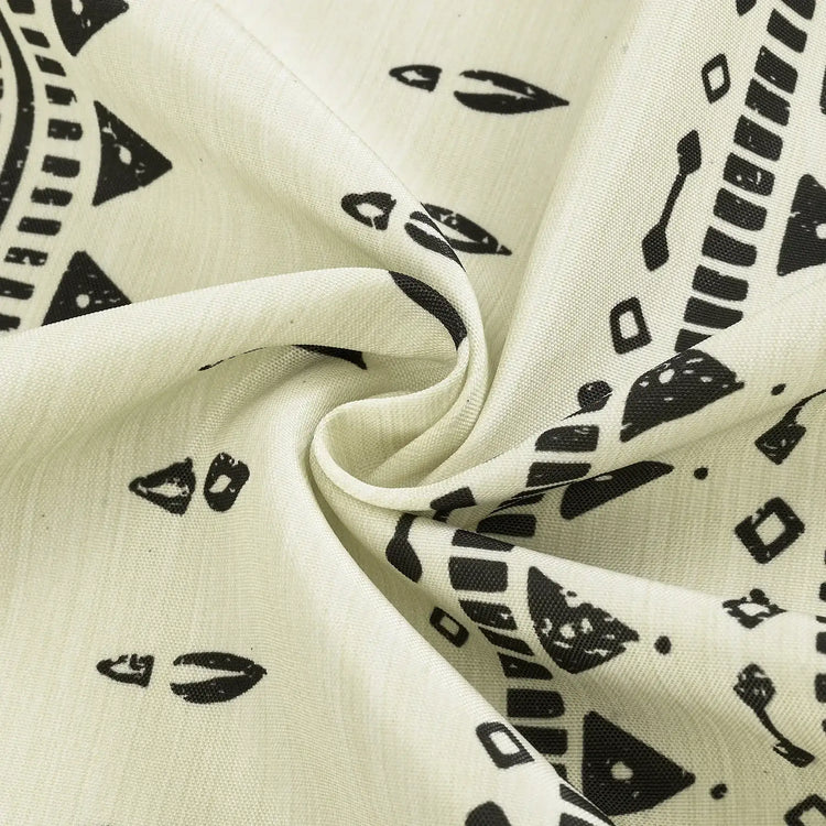 Tribal Geometric Striped Shower Curtain - Jinchan Home