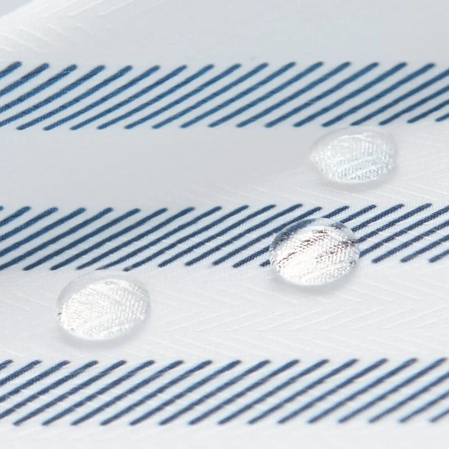 Diagonal Stripe Water-Repellent Shower Curtain - Jinchan Home