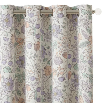 
                    
                      Botanical Sketch Floral Curtains - Jinchan Home
                    
                  