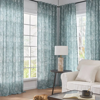 
                    
                      Artistic Botanical Floral Print Curtains - Jinchan Home
                    
                  