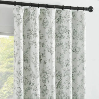 
                    
                      Vintage Bird & Botanical Sketch Curtains - Jinchan Home
                    
                  