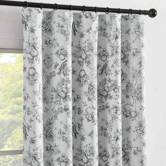 
                    
                      Vintage Bird & Botanical Sketch Curtains - Jinchan Home
                    
                  