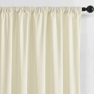 
                    
                      Ivory Velvet Light-filtering Curtains - Jinchan Home
                    
                  