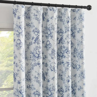 
                    
                      Vintage Bird & Botanical Sketch Curtains - Jinchan Home
                    
                  