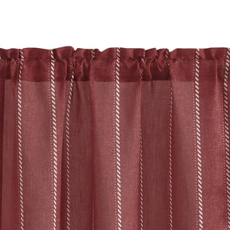 
                    
                      Slanted Line Dot Stripe Rod Pocket Kitchen Curtains - Jinchan Home
                    
                  