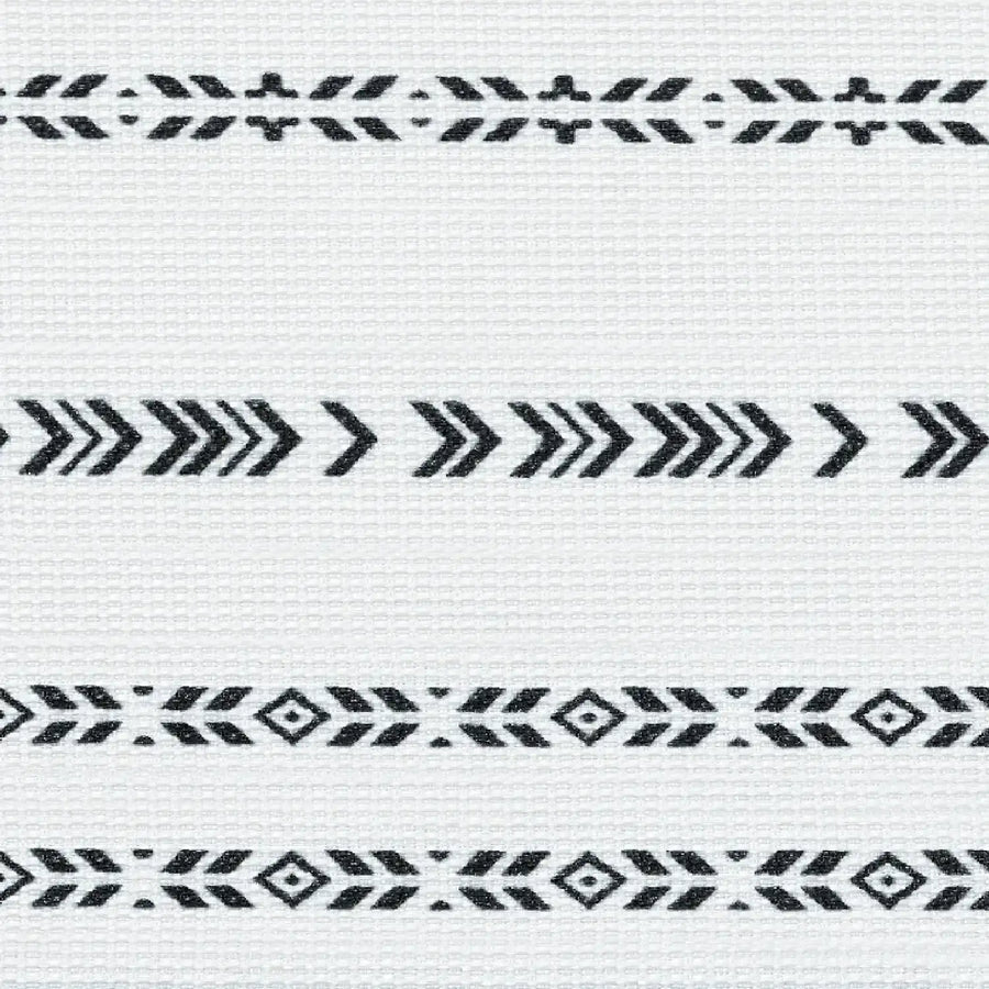 Boho Geometric Striped Shower Curtain - Jinchan Home