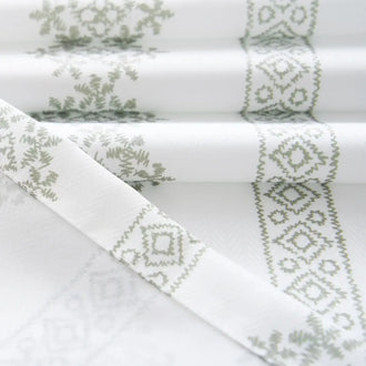 
                    
                      Boho Scroll & Diamond Shower Curtain - Jinchan Home
                    
                  