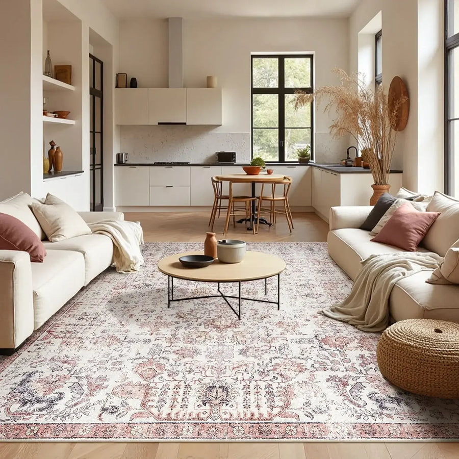 Vintage Floral Bug Rug - Jinchan Home