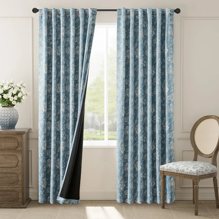 Rosewood Toile Curtains - Jinchan Home