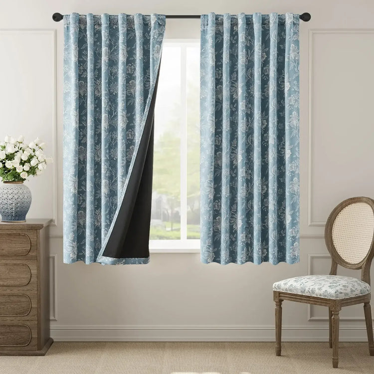 Rosewood Toile Curtains - Jinchan Home