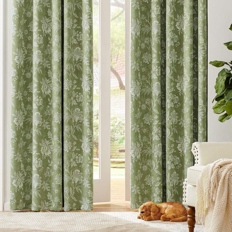 Rosewood Toile Curtains - Jinchan Home