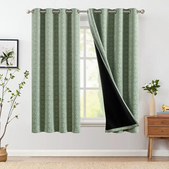 
                    
                      Dark-Toned Boho Geometric Grommet Curtains - Jinchan Home
                    
                  