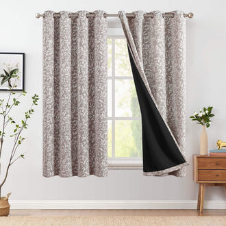 
                    
                      Vintage Scroll Pattern Curtains - Jinchan Home
                    
                  