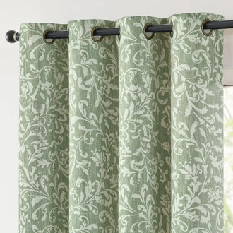 
                    
                      Vintage Scroll Pattern Curtains - Jinchan Home
                    
                  