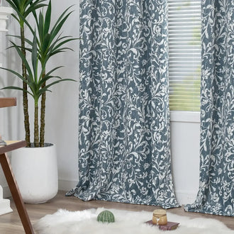 
                    
                      Vintage Scroll Pattern Curtains - Jinchan Home
                    
                  
