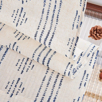 
                    
                      Boho Linen Rod Pocket Kitchen Curtains - Jinchan Home
                    
                  