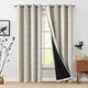 
                    
                      Light-Toned Boho Vertical-Stripe Geometric Grommet Curtains - Jinchan Home
                    
                  