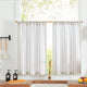 
                    
                      Linen Striped Kitchen Curtains - Jinchan Home
                    
                  