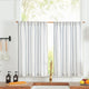 
                    
                      Linen Striped Kitchen Curtains - Jinchan Home
                    
                  
