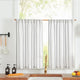 
                    
                      Linen Striped Kitchen Curtains - Jinchan Home
                    
                  