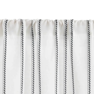 
                    
                      Linen Striped Kitchen Curtains - Jinchan Home
                    
                  
