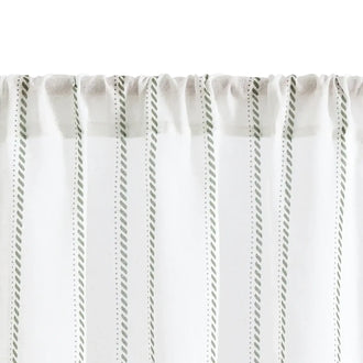 
                    
                      Linen Striped Kitchen Curtains - Jinchan Home
                    
                  