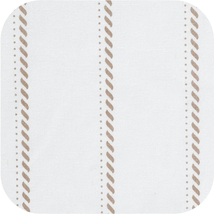 Linen Striped Kitchen Curtains - Jinchan Home