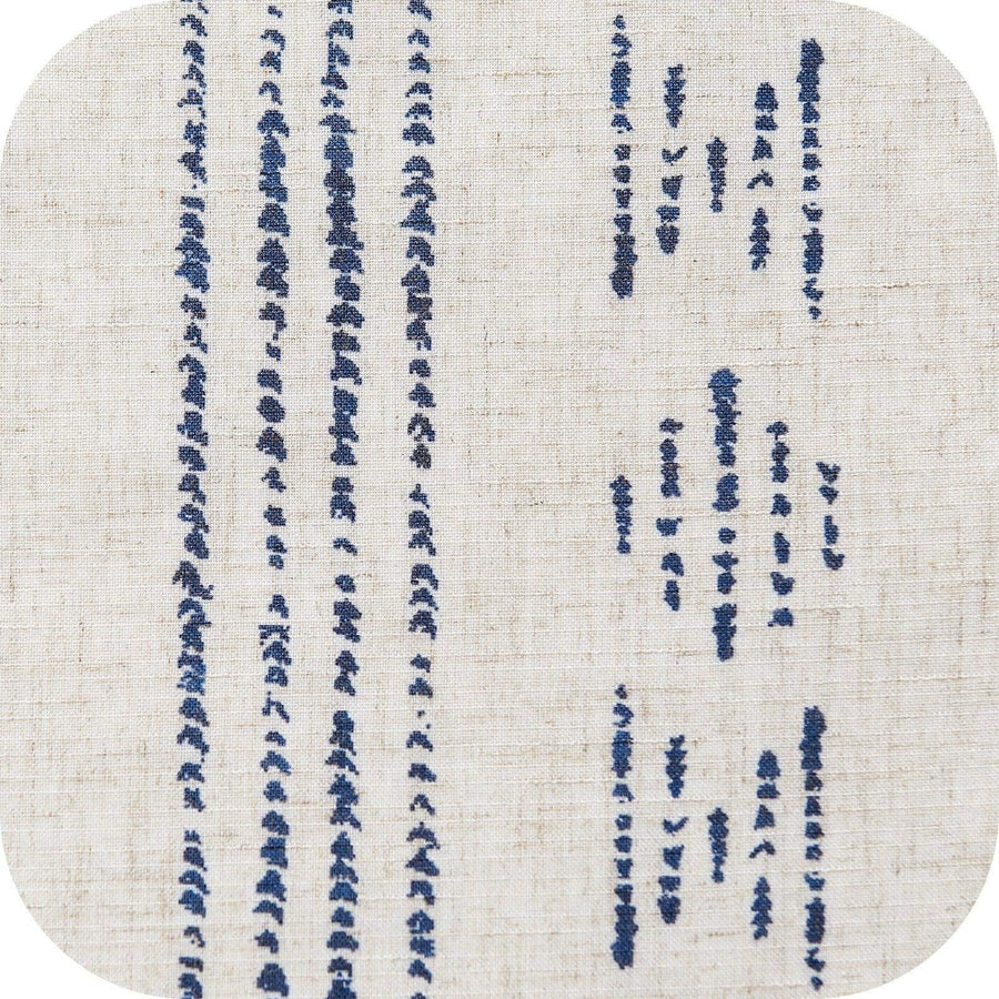Boho Linen Rod Pocket Kitchen Curtains - Jinchan Home
