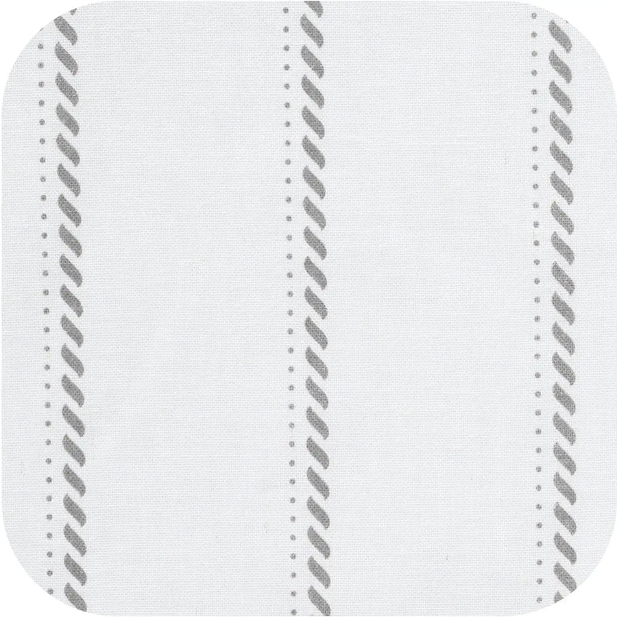 Linen Striped Kitchen Curtains - Jinchan Home