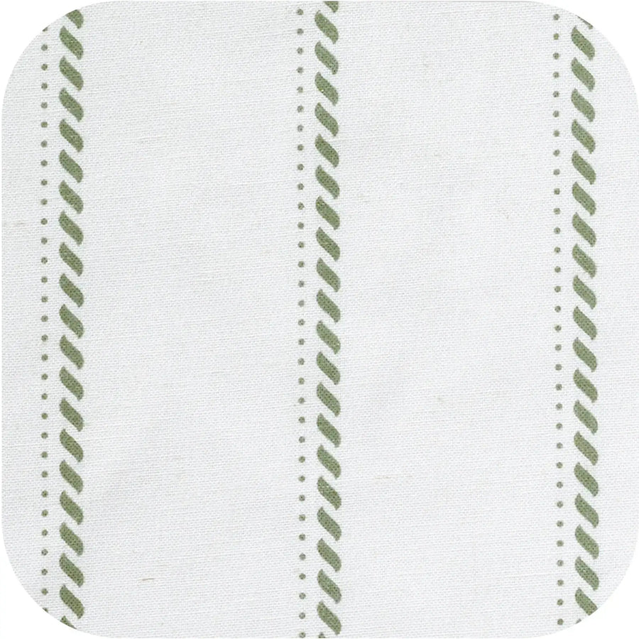 Linen Striped Kitchen Curtains - Jinchan Home