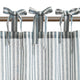 
                    
                      Tie Top Striped Linen Kitchen Curtains - Jinchan Home
                    
                  