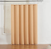 Solid Herringbone Waterproof Shower Curtain - Jinchan Home