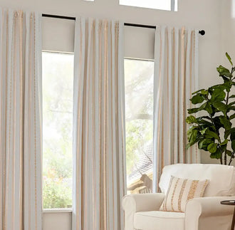 
                    
                      Boho Geometric Jacquard Curtains - Jinchan Home
                    
                  
