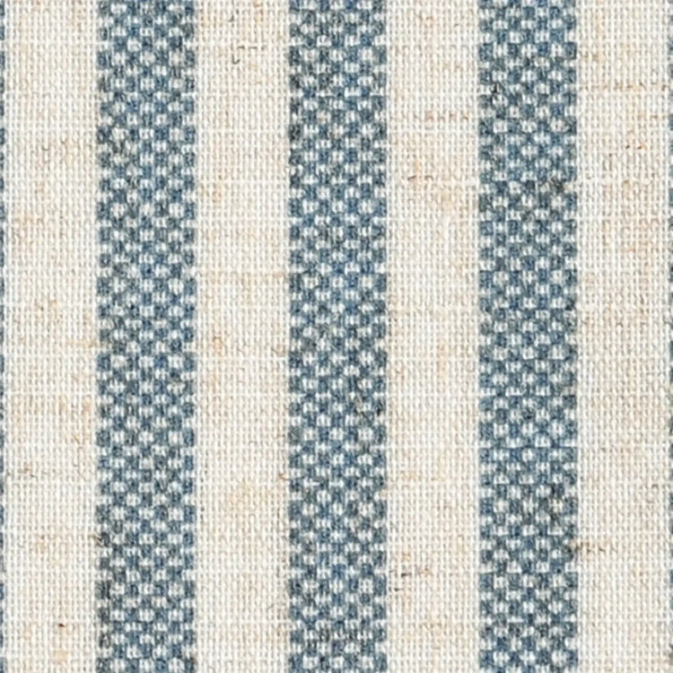 Striped Tab Top Linen Kitchen Curtains - Jinchan Home