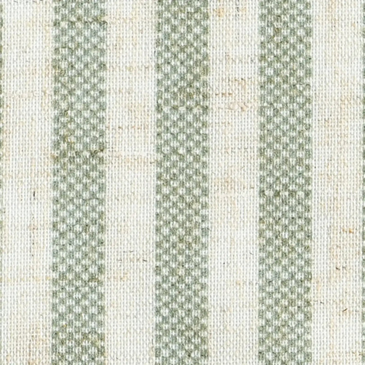 Striped Tab Top Linen Kitchen Curtains - Jinchan Home