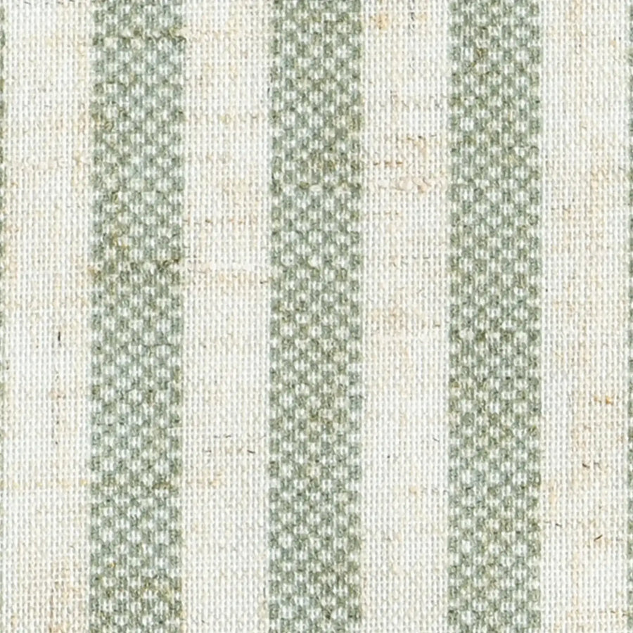 Striped Tab Top Linen Kitchen Curtains - Jinchan Home
