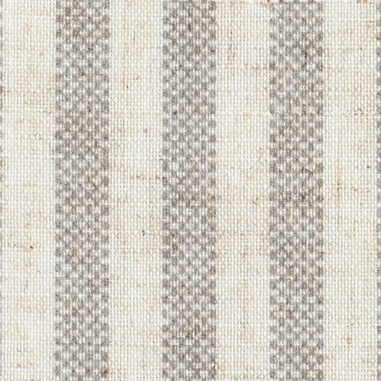 Striped Tab Top Linen Kitchen Curtains - Jinchan Home