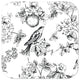
                    
                      Hand-Drawn Floral Bird Shower Curtain - Jinchan Home
                    
                  