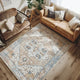 
                    
                      Vintage Persian-Style Distressed Area Rug - Jinchan Home
                    
                  