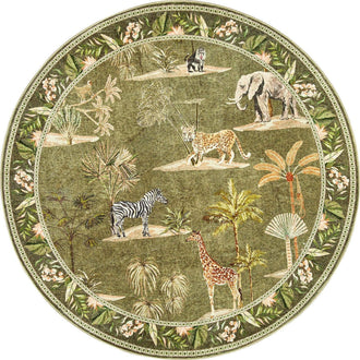 
                    
                      Vintage Safari Jungle Animal Area Rug - Jinchan Home
                    
                  