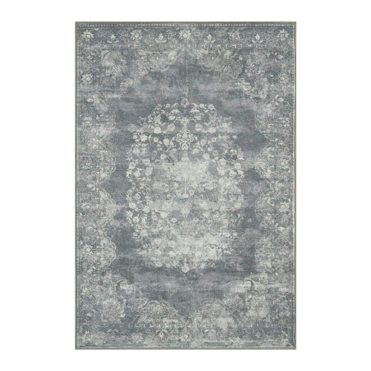 Faded Persian Medallion Area Rug - Jinchan Home