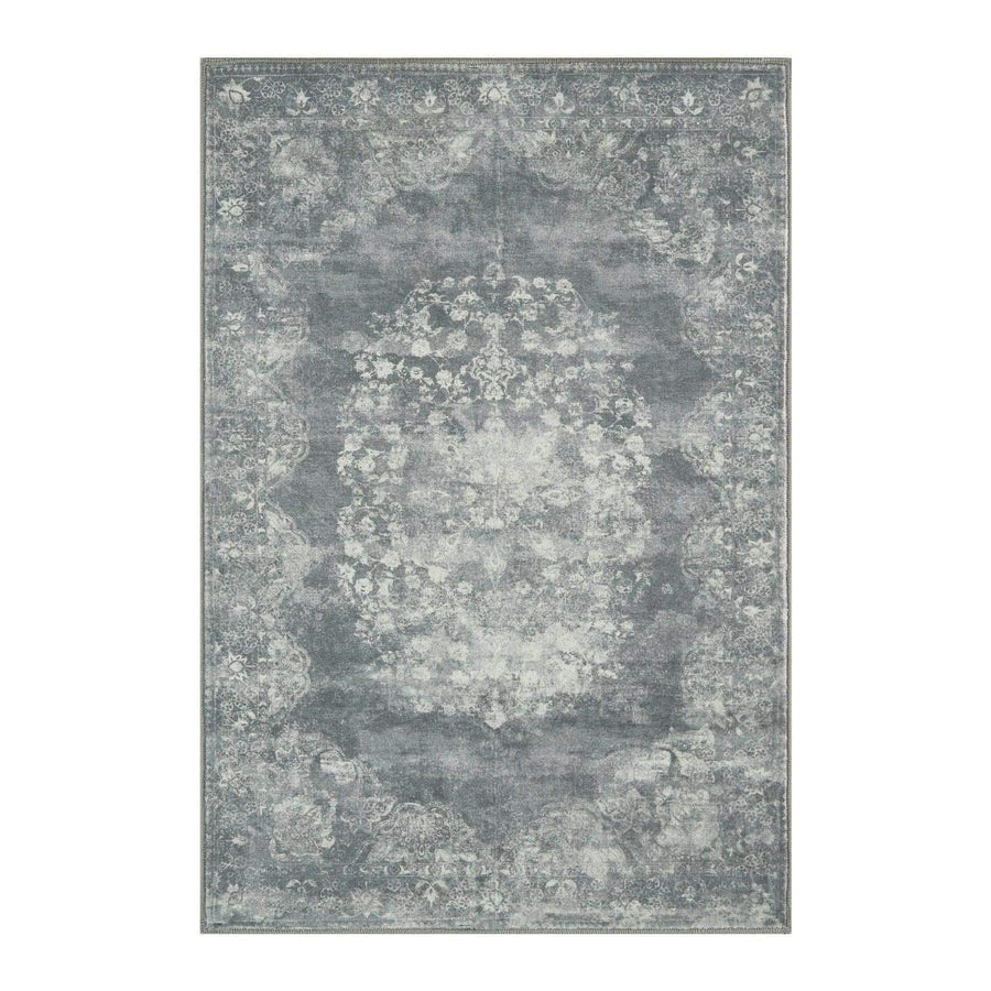 Faded Persian Medallion Area Rug - Jinchan Home