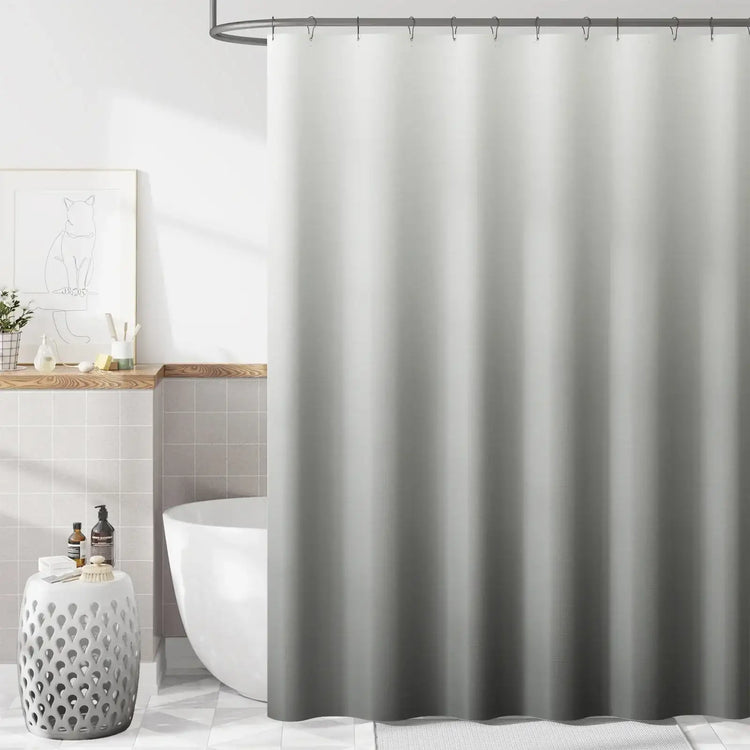 Smooth Gradient Tone Shower Curtain - Jinchan Home