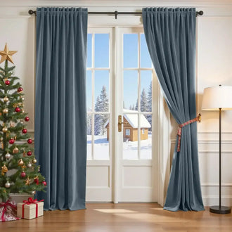 
                    
                      Velvet Curtain (1 Panel) - Jinchan Home
                    
                  