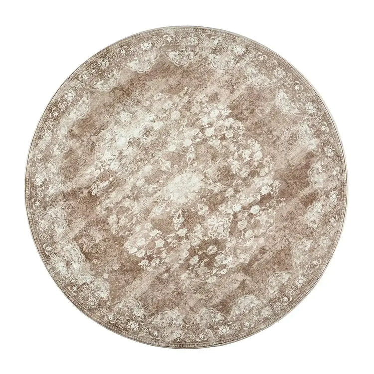 Faded Persian Medallion Area Rug - Jinchan Home